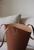 Curve tote bag brown