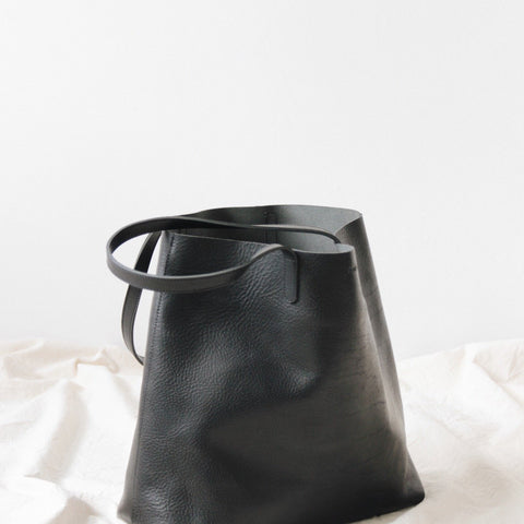 Large tote bag black