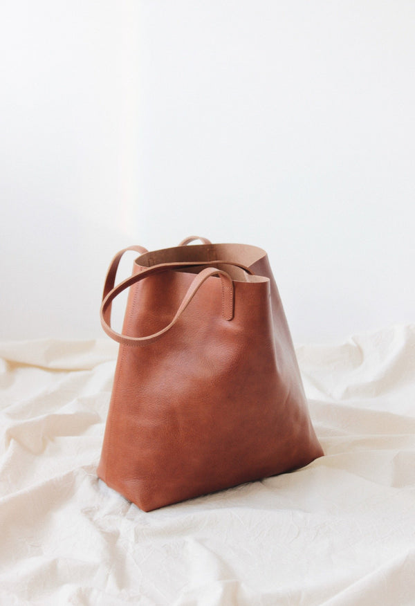 Large tote bag brown