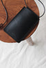 Leather phone sling black