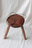 Leather phone sling brown