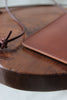 Leather phone sling brown