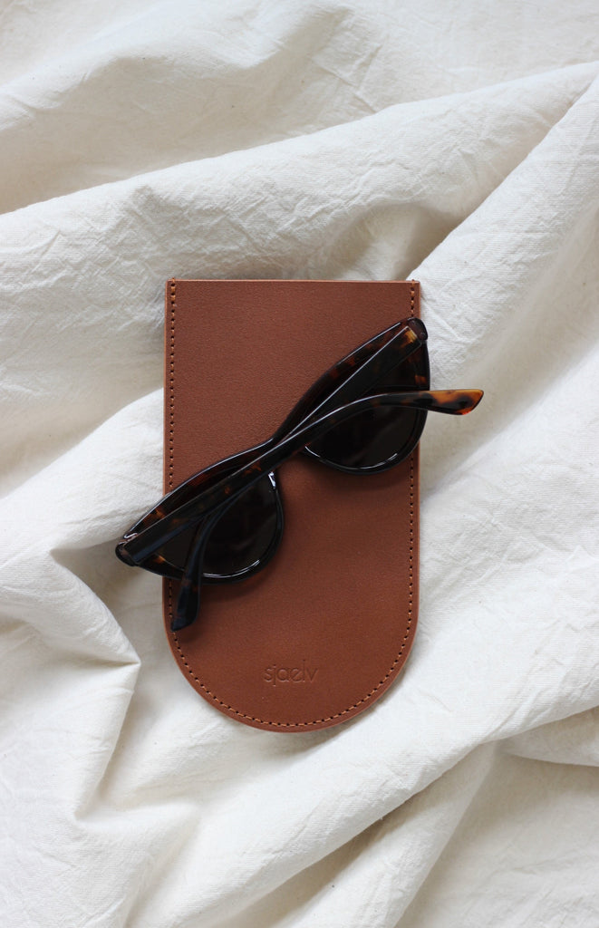Sunglasses case brown