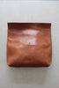 Roll top clutch brown